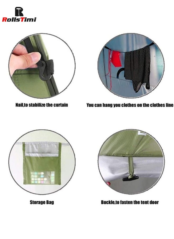 RollsTimi  Tent For Changing Dresses Outdoor Camping Multi-use Pop-up Tent 190 x 120cm  - Image 4