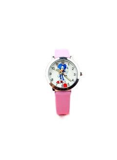 Sonic Hedgehog Kids Analog Watch for Girls Boys Waterproof Learning Time Wrist Watch Easy to Read Time Wrist Watches for Kids