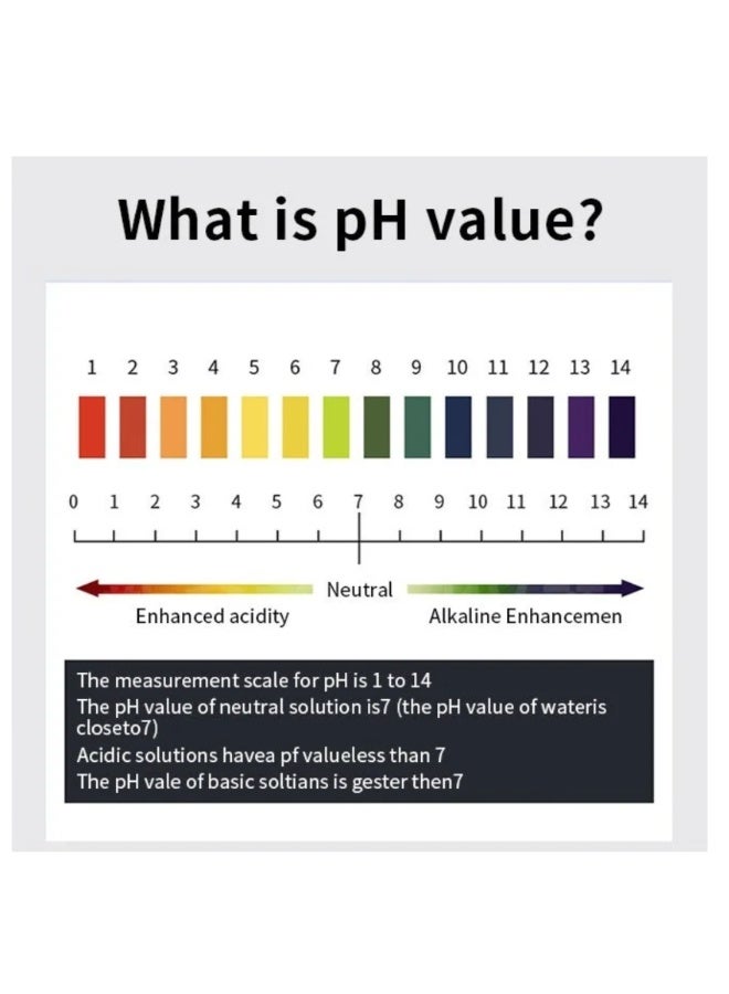 Test Pass 80 Strips Full Range PH Alkaline-Acid Test Paper Yellow One Size - Image 3