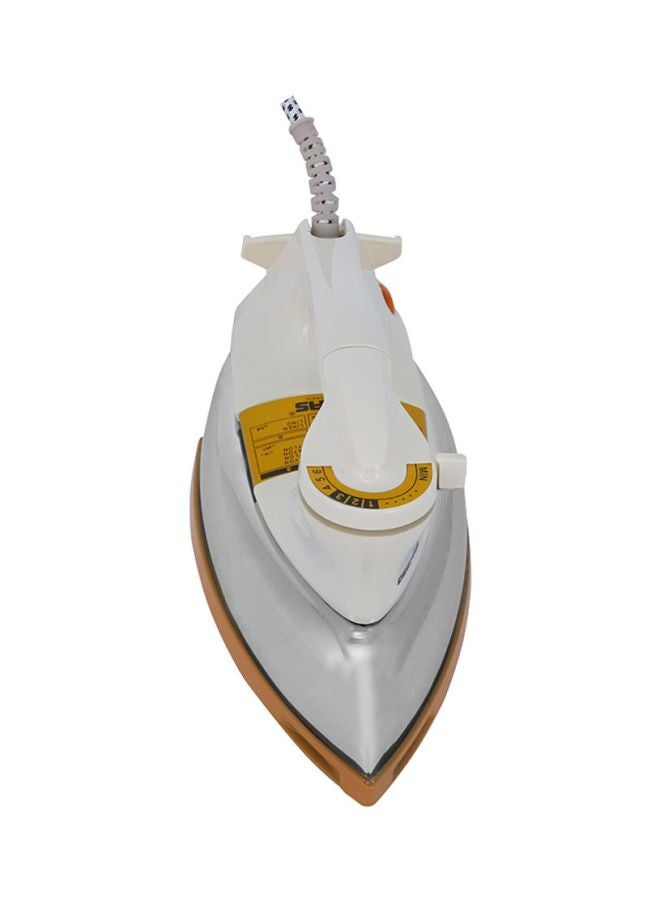 GEEPAS Automatic Dry Iron - Automatic Dry Iron -  Durable Teflon Plated Sole Plate| Auto Shut Off, Temperature Setting Dial 1200 W GDI2771 Cream - Image 4