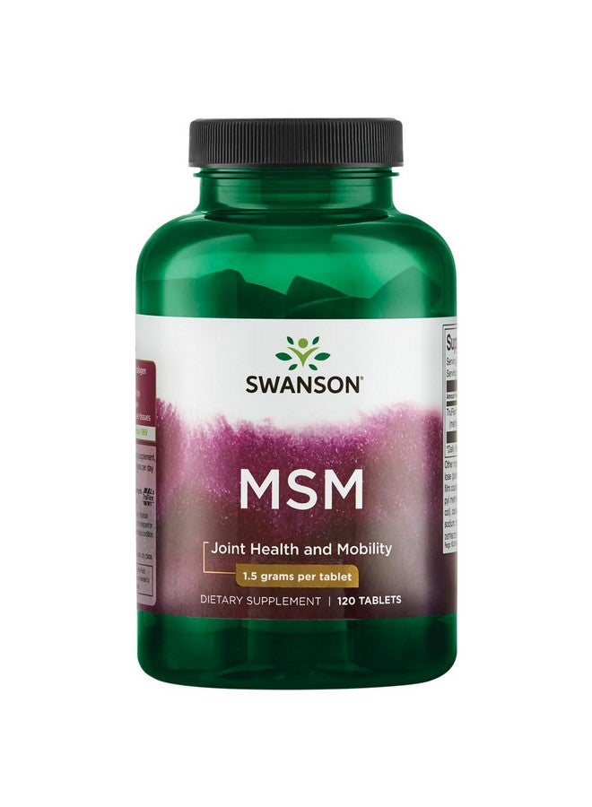 Swanson Msm 1500 Milligrams 120 Tabs - Image 1