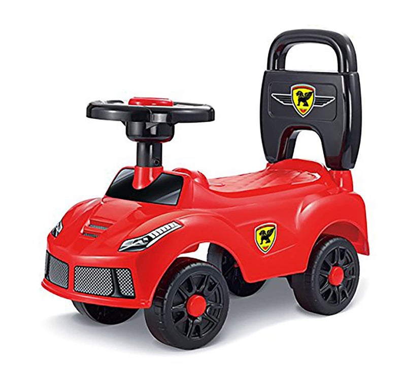 Galaxy Ride-On Car for Kids – Push Car with Steering Wheel & Backrest | Toddler Ride Toy for Indoor & Outdoor Play | Durable Plastic Construction – 49.5×17.5×21.3 cm - Image 1