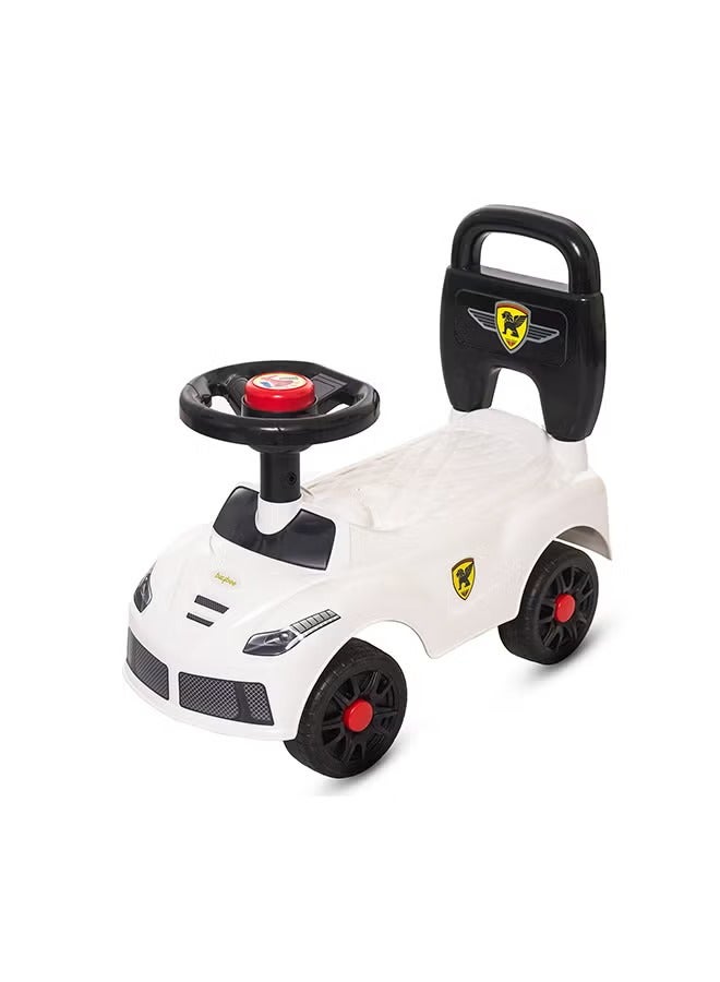 Galaxy Ride-On Car for Kids – Push Car with Steering Wheel & Backrest | Toddler Ride Toy for Indoor & Outdoor Play | Durable Plastic Construction – 49.5×17.5×21.3 cm - Image 3