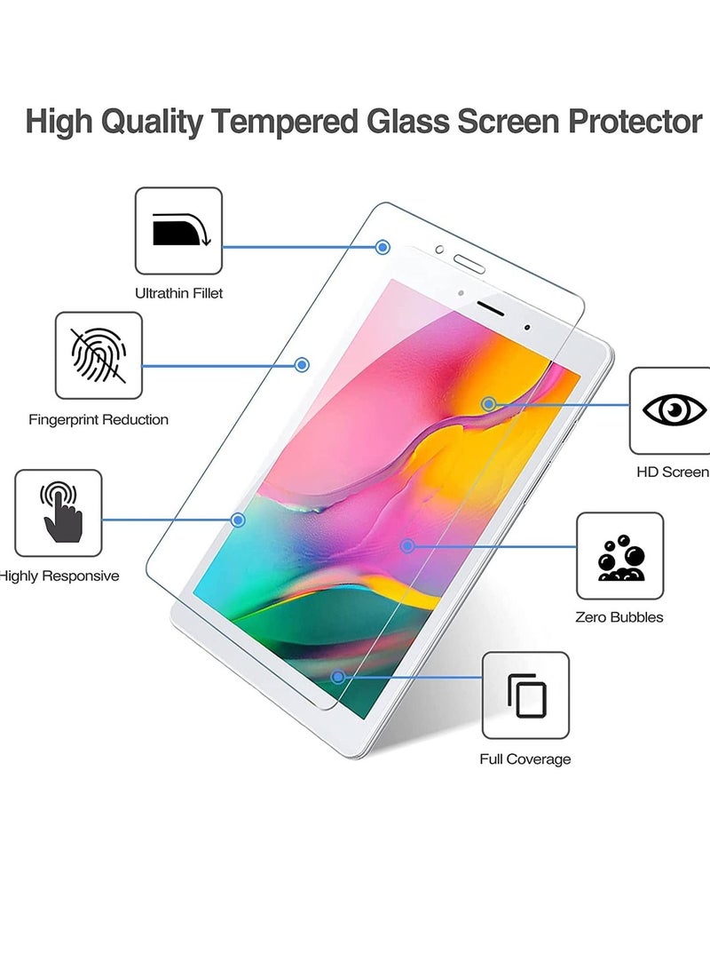 Procases Galaxy Tab A 8.0 2019 Screen Protector T290 T295, Tempered Glass Screen Film Guard for 8.0 inch Galaxy Tab A 2019 Without S Pen Model SM-T290 (Wi-Fi) SM-T295 (LTE) - Image 3