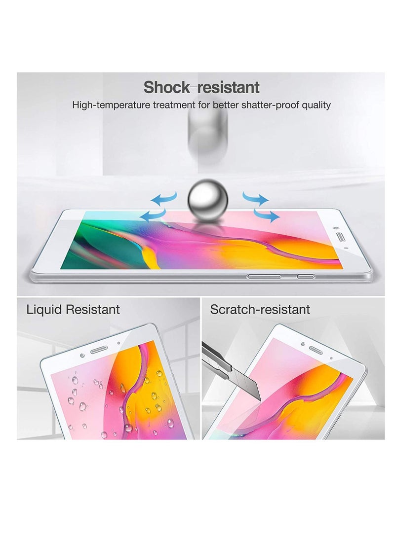 Procases Galaxy Tab A 8.0 2019 Screen Protector T290 T295, Tempered Glass Screen Film Guard for 8.0 inch Galaxy Tab A 2019 Without S Pen Model SM-T290 (Wi-Fi) SM-T295 (LTE) - Image 4