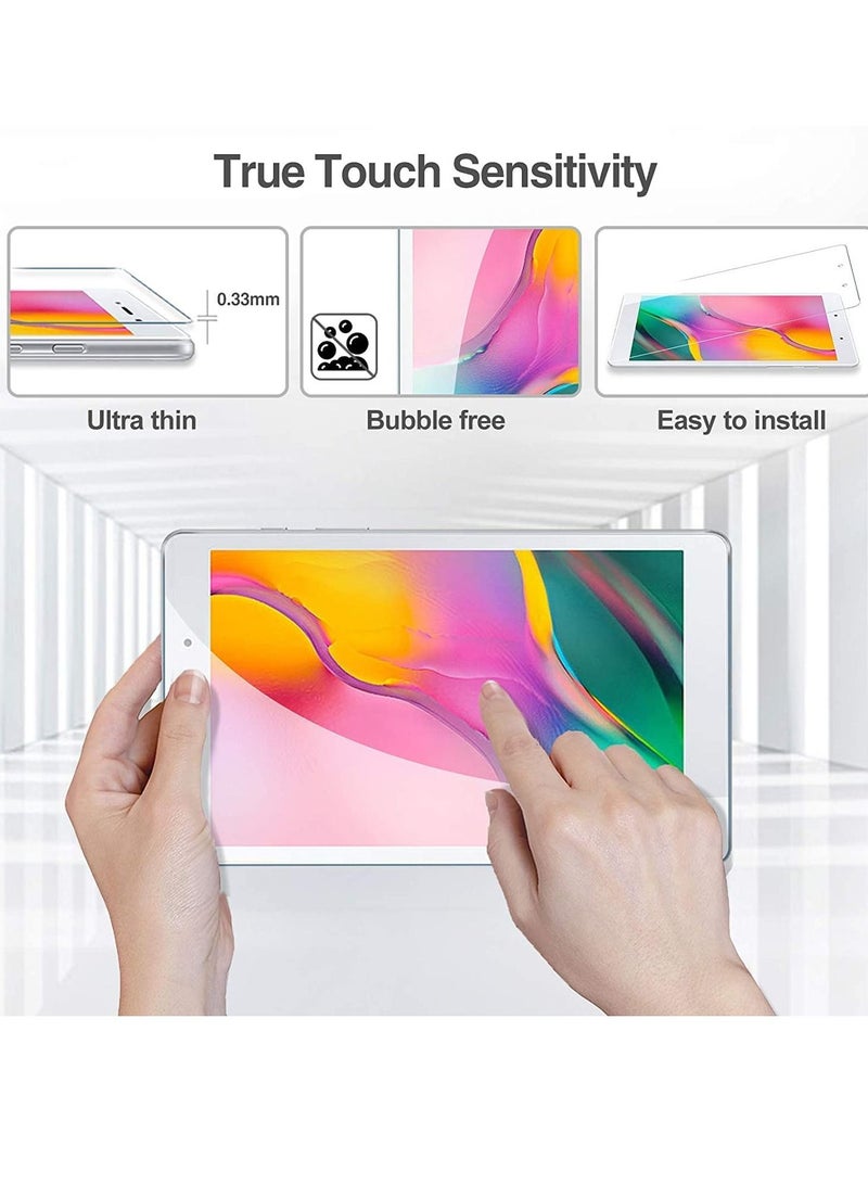 Procases Galaxy Tab A 8.0 2019 Screen Protector T290 T295, Tempered Glass Screen Film Guard for 8.0 inch Galaxy Tab A 2019 Without S Pen Model SM-T290 (Wi-Fi) SM-T295 (LTE) - Image 2
