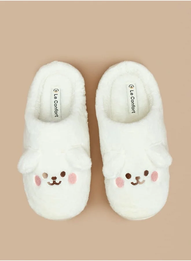 Le Confort Ear Applique Bedroom Slippers