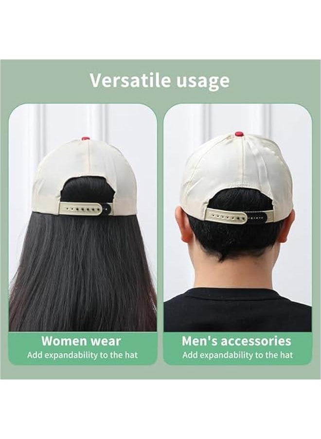 Generic - 5 pcs/Set Hat Adjuster Buckle, Baseball Cap Adjustable Straps, Reusable Cap Extender, Snapbacks Replaceable Extenders for Women Men - Image 1