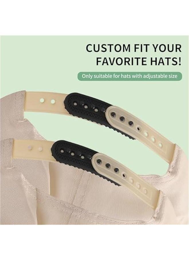 Generic - 5 pcs/Set Hat Adjuster Buckle, Baseball Cap Adjustable Straps, Reusable Cap Extender, Snapbacks Replaceable Extenders for Women Men - Image 1