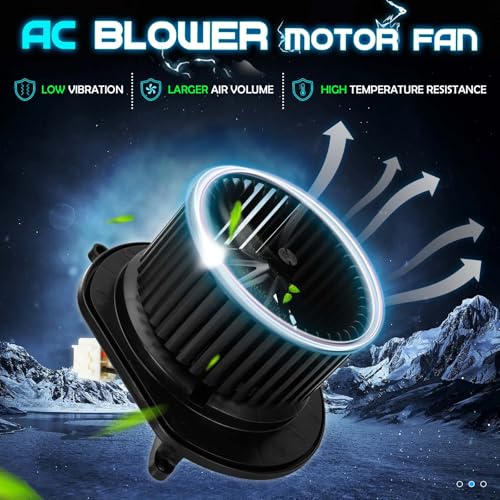 ILONPA ABS Blower Motor Air Conditioning and Heating Fits for 2007-2011 Dodge Nitro, 2008-2012 Jeep Liberty 68003996AA 700255 68038826AB HVAC Heated Motor Fan - Image 2