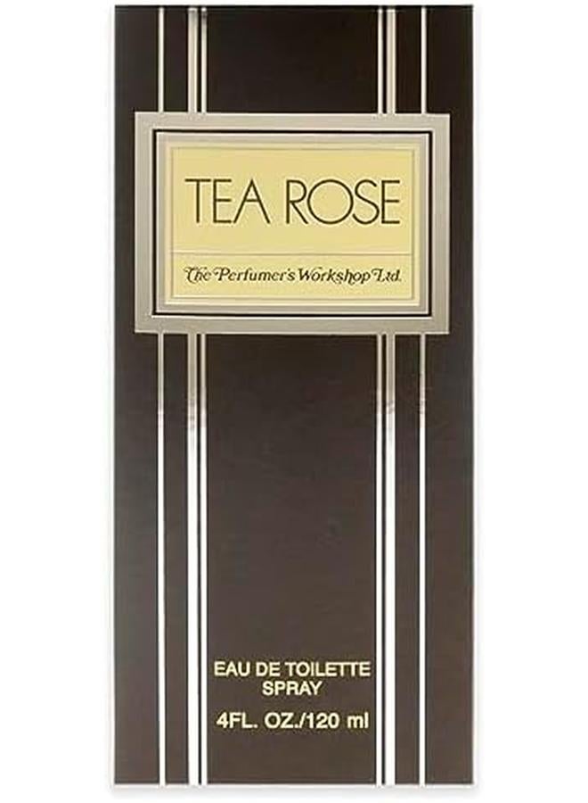 Perfumers Workshop Tea Rose For Women 4 Ounce Eau De Toilette Spray - Image 2