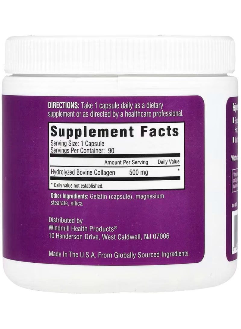 REJUVICARE Super Collagen, 500 mg, 90 Capsules - Image 2