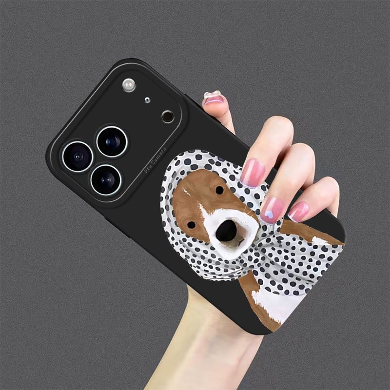 Black Silicone Phone Case Compatible With iPhone XS Max 360 Full Protection - Image 3