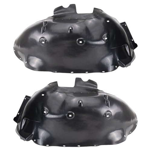 TRQ Front Inner Fender Liner Set Compatible with 2011-2014 Chevrolet Silverado 2500 HD GM1248232 GM1249232 - Image 1