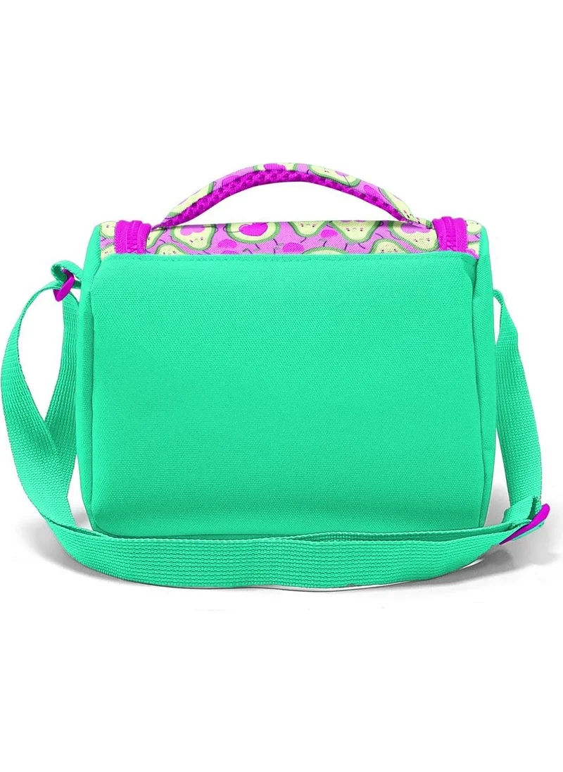 كورال هاي Kids Pink Water Green Avocado Patterned Thermo Lunchbox 11709
