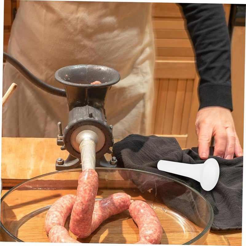 Zerodeko 2pcs Plastic Sausage Stuffer Tubes for Electric Meat Grinder Long Design Easy Home Cooking - Image 3