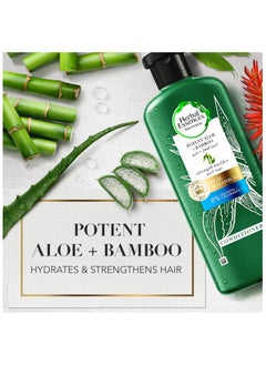 Herbal Essences Sulfate Free Potent Aloe Bamboo Shampoo 400ml and Conditioner 400ml  - Image 2