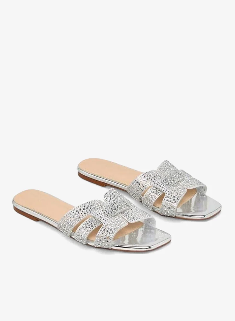 Women Embellished Slide Sandals Ramadan Collection