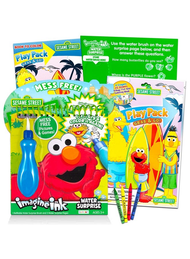 elmo Elmo Sesame Street Paint With Water Super Set for Girls Kids