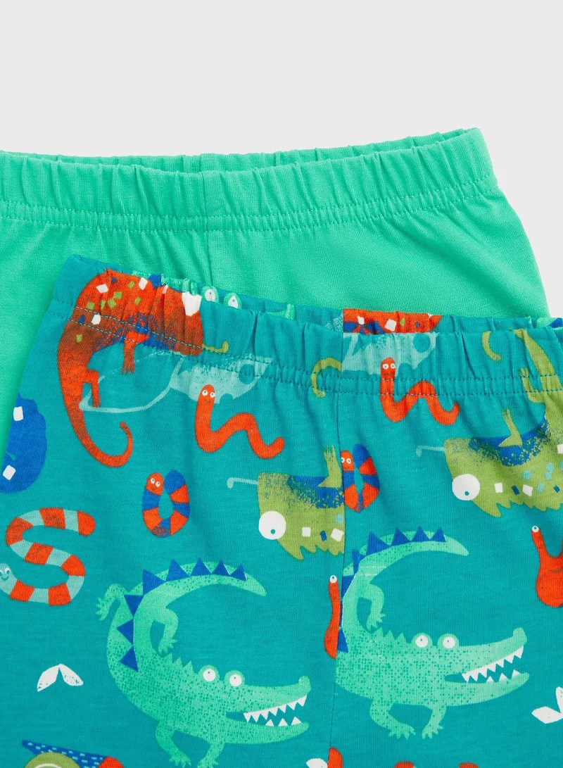 mothercare Kids Aop 2 Pack Sweatpants & Sweatshirt Set
