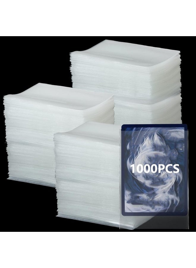 SENENQU - 1000 Pcs Penny Sleeves, Clear Card Sleeves Soft Pokemon Card Sleeves, Sports Baseball Photocard Sleeves For Standard Trading Cards - Image 1