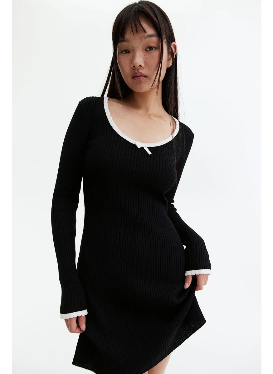 H&M Rib-Knit Bodycon Dress