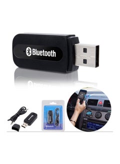 Generic جهاز استقبال بلوتوث USB للسيارة، مجموعة بث الموسيقى للسيارة، محول صوت لاسلكي محمول  - Image 1