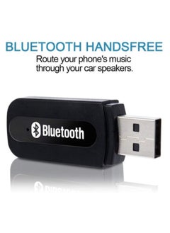 Generic جهاز استقبال بلوتوث USB للسيارة، مجموعة بث الموسيقى للسيارة، محول صوت لاسلكي محمول  - Image 3