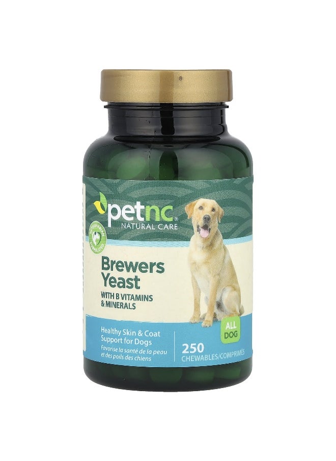 petnc NATURAL CARE petnc NATURAL CARE, Brewers Yeast, All Dogs, 250 Chewables  - Image 1