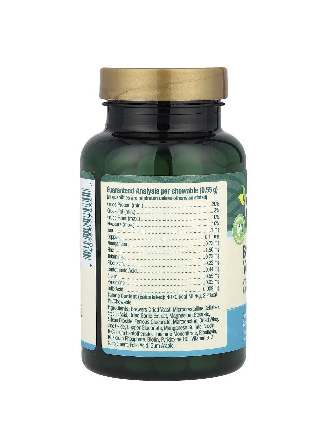 petnc NATURAL CARE petnc NATURAL CARE, Brewers Yeast, All Dogs, 250 Chewables  - Image 2