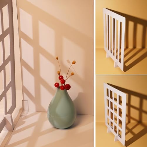 Yoocheese Product Photography Photo Props: Food Jewelry Make-up and Small Product Flat Lay Photoshoot Backdrops - 2pcs Light and Shadow Boards for Table Top Product Phogography(12x11.5inch) - Image 1