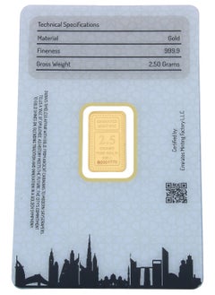 EMIRATES MINTING Emirates Minting 2.5 Grams Burj Khalifa Gold Bar 999.9 Purity  - Image 2