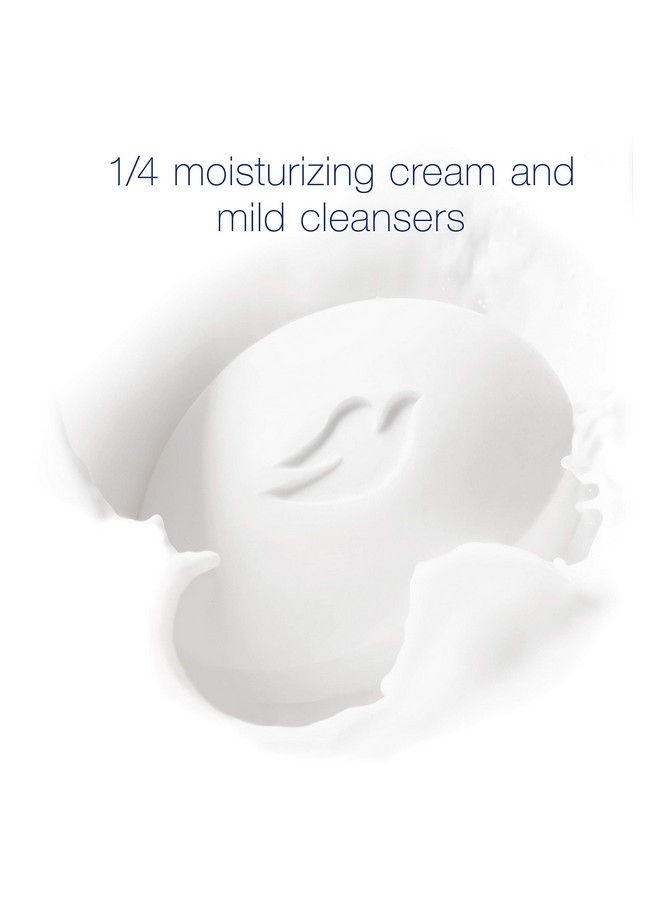 Dove Beauty Bar Gentle Cleanser Gor Softer And Smoother Skin With 14 Moisturizing Cream White Effectively Washes Away Bacteria Nourishes Your Skin 3.75 Ounce Pack Of 2 - Image 4