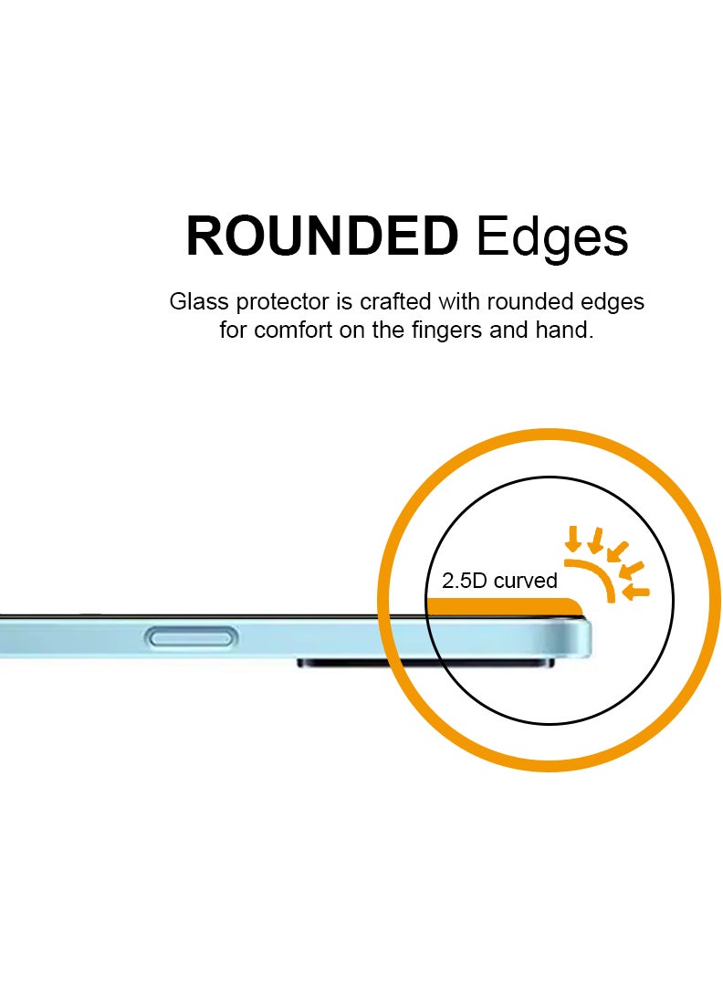 Case Up Screen Protector For OnePlus Nord N20 SE  9H Hardness Tempered Glass Film, Bubble Free Easy Installation, Full Coverage, Anti Scratch And Touch Sensitive - Image 3