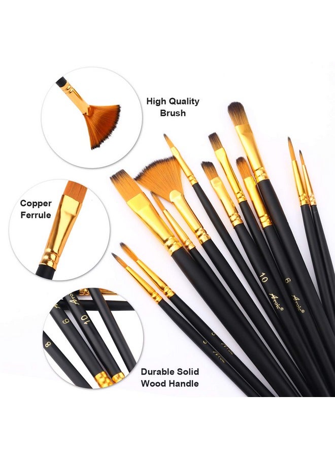 Acrylic Paint Brushes Set,6 Packs / 72 Pcs Nylon Hair Brushes For All Purpose Oil Watercolor Painting Artist Professional Kits. - pzsku/ZCE570D47D789417FF14FZ/45/_/1734347708/c8cad4b6-2574-4657-b19f-c5be477c6b82