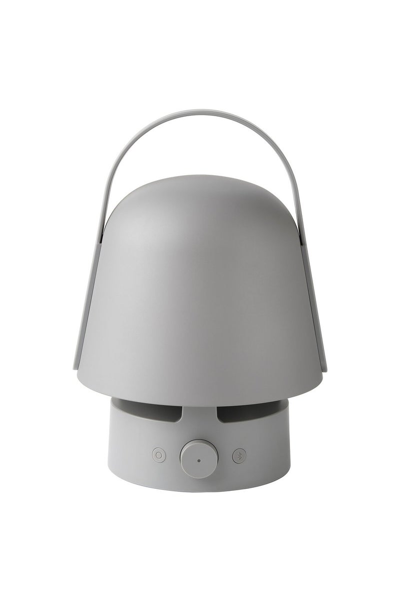 Bluetooth Speaker Lamp, Outdoor/Grey - Image 1