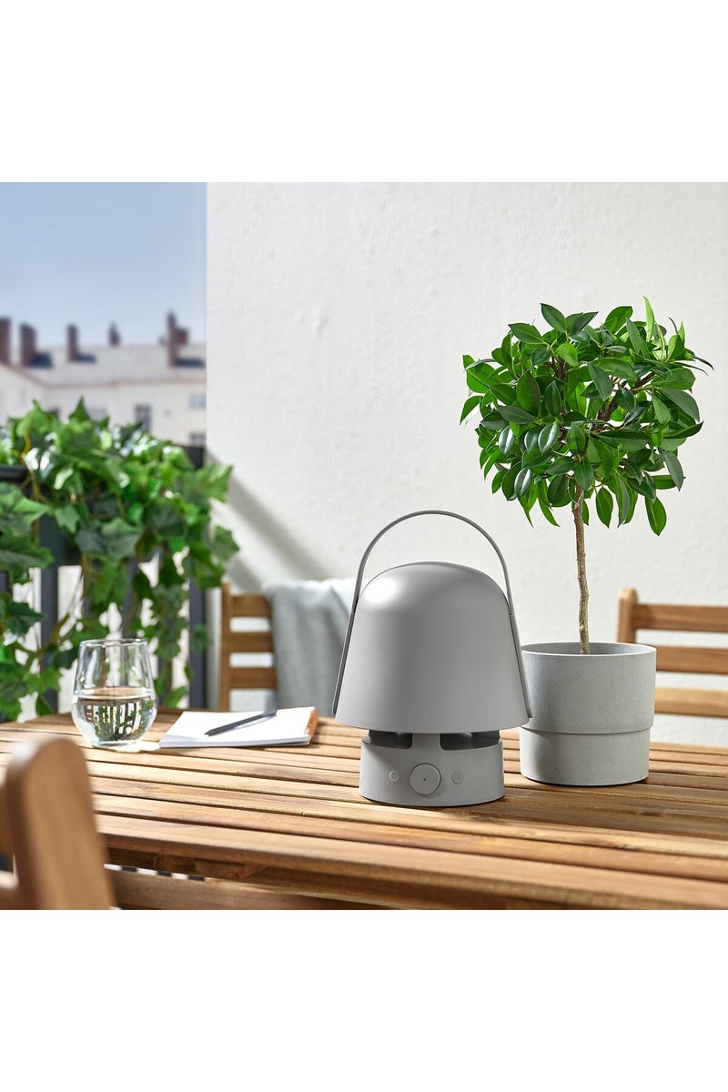 Bluetooth Speaker Lamp, Outdoor/Grey - Image 4