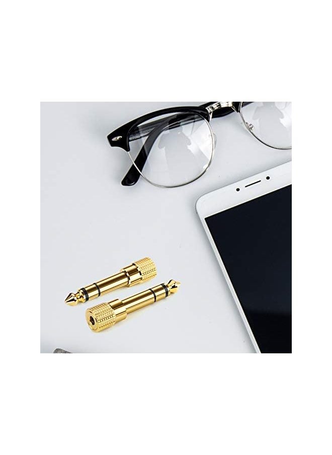 RFAdapter - Piano Adapter 1 4'' Male To 3.5Mm 1 8'' Female Stereo Headphone Adapter Stereo Headphones Jack Plug For Electronic Keyboard Guitar Drum - Image 1