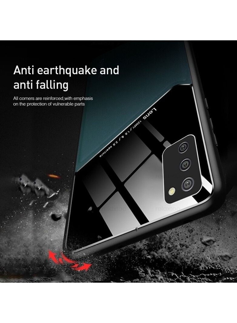 Case Leather Texture Car Magnetic Phone Cover For Samsung Galaxy M52 5G _Green