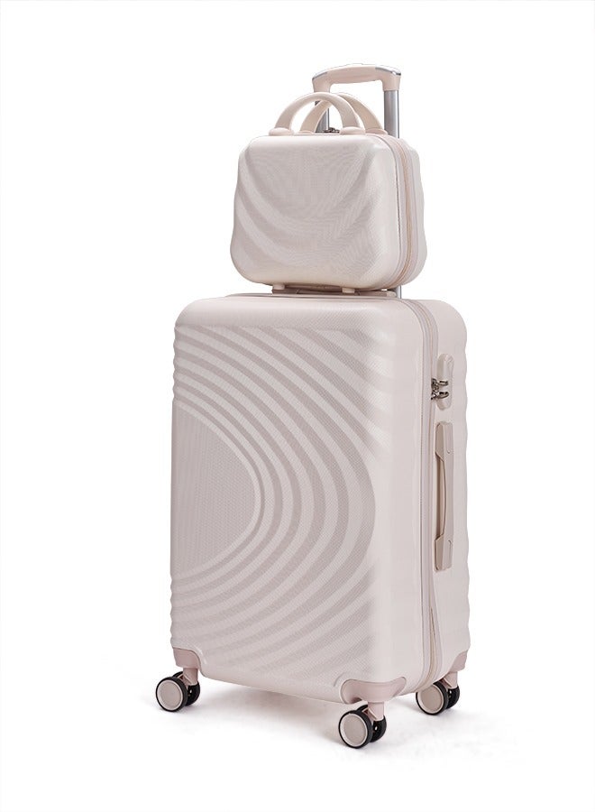 Travel Bags From limra it consists of 5 luggage bags with a modern design and a solid beige color