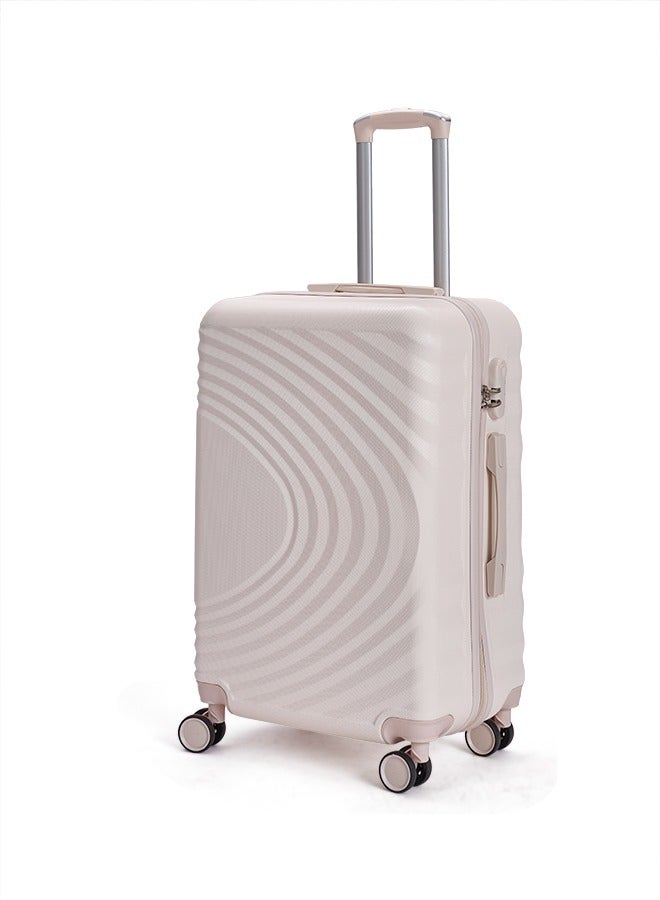 Travel Bags From limra it consists of 5 luggage bags with a modern design and a solid beige color