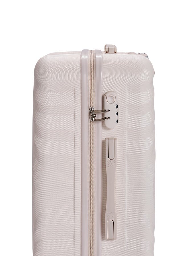 Travel Bags From limra it consists of 5 luggage bags with a modern design and a solid beige color