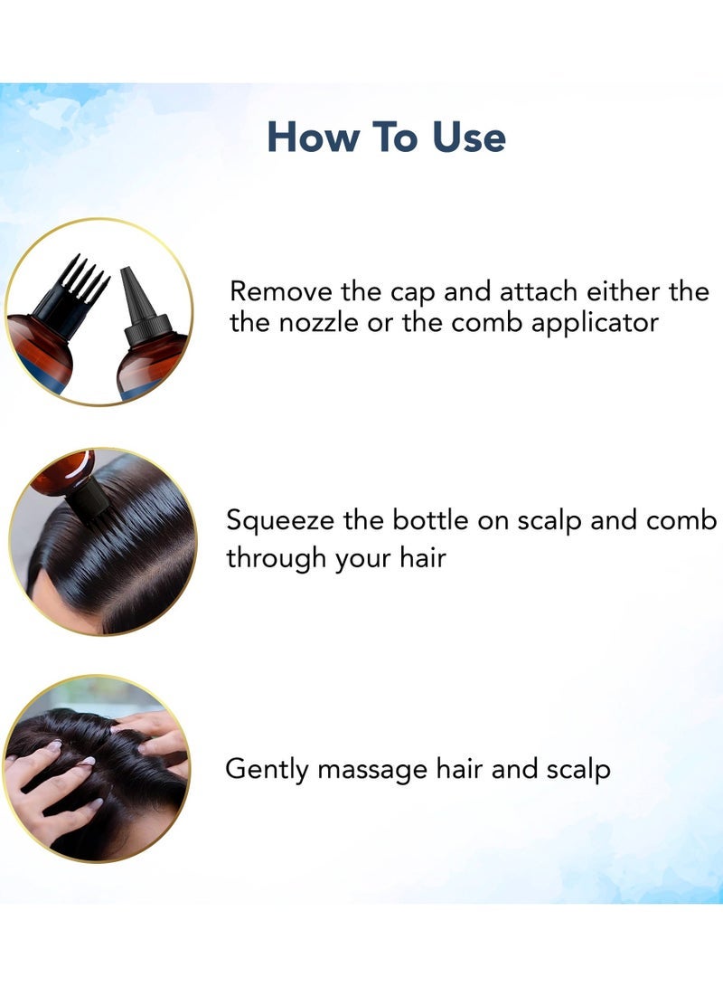 Botanic Hearth 100% Pure Rosemary Oil | 198 ml | For Hair Growth Infused With Biotin | Hair Strenghtening Treatment | Nourishing & Volumizing | With Jojoba Oil & Castor Oil | Non GMO Verified | - Image 5