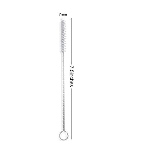 ALINK Straw Brush, Nylon Skinny Pipe Tube Cleaner 190mm x 7mm Set of 4 by ALINK - Image 2