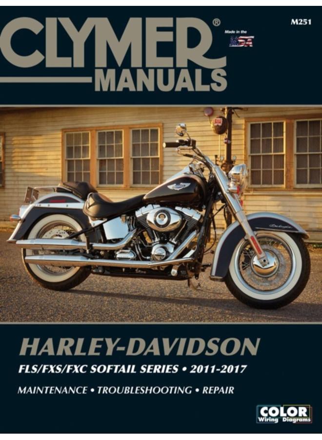 Clymer Harley-Davidson FLS/FXS/FXC Softail Series 2011-2017 : 2011-2017