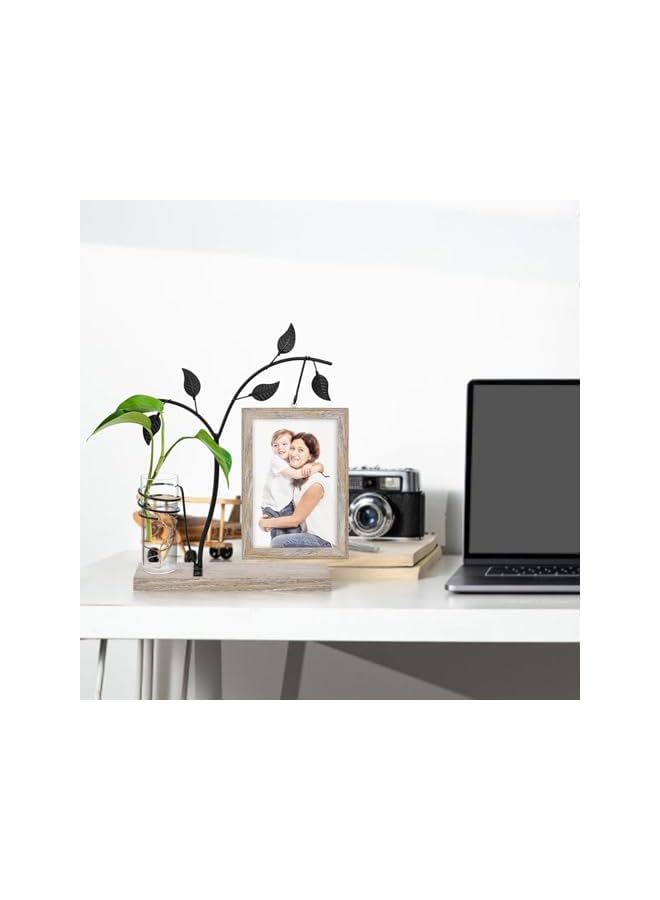 The Bros Fathers Day Dad Gifts from Daughter Son, Mothers Day Gifts, Mom Birthday Gifts, Wooden Picture Frame Plant Hydroponics Home Garden Office Decor, for Grandma, Mother Grandmother Mama Gift - Image 5