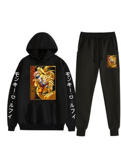 KUYING New Dragon Ball Hooded Hooded Hoodie And Leg Tights Two Piece Set  - Image 1