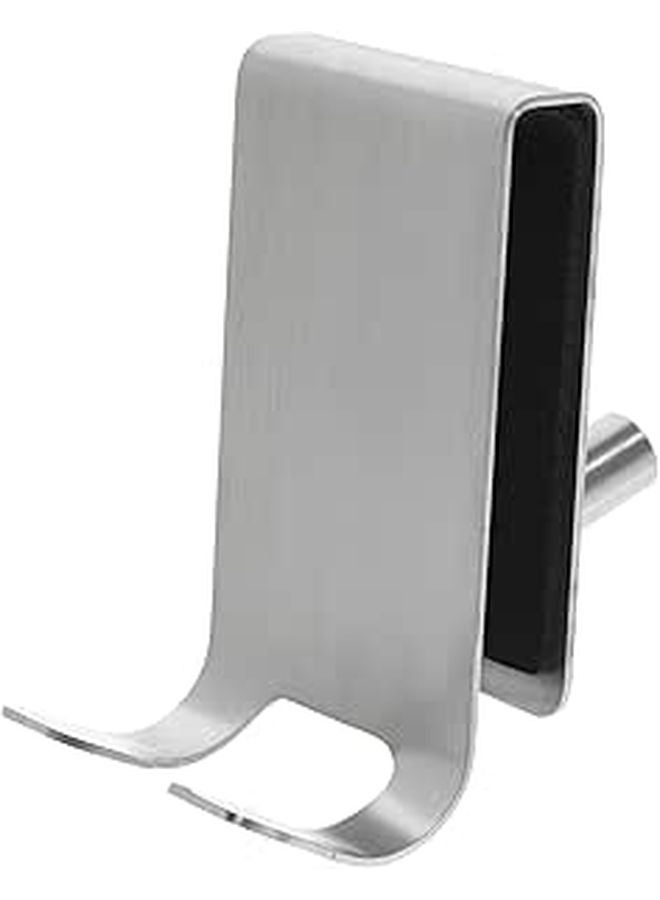 Stainless Steel Frameless Glass Door Towel Hook Easy Install for Bathroom Coat Bag - Image 1