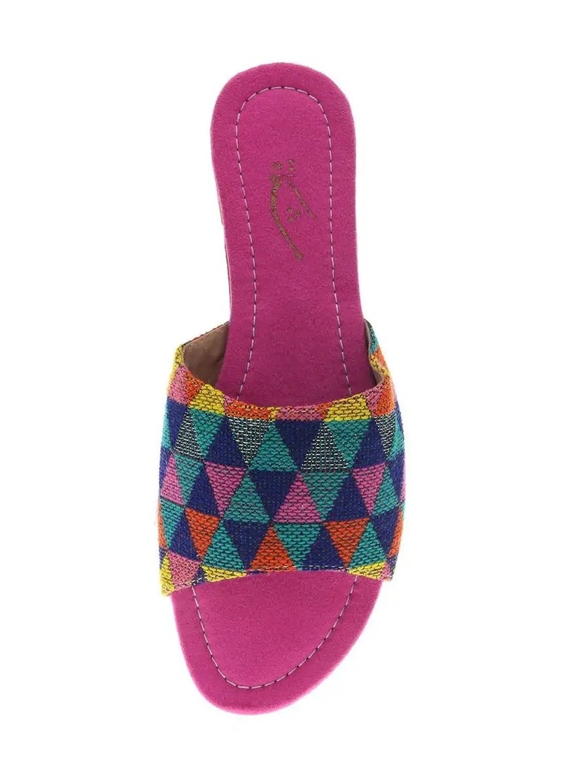 Mishkat Tharaa Babouche Slippers for Women (Multicolored) - Image 3
