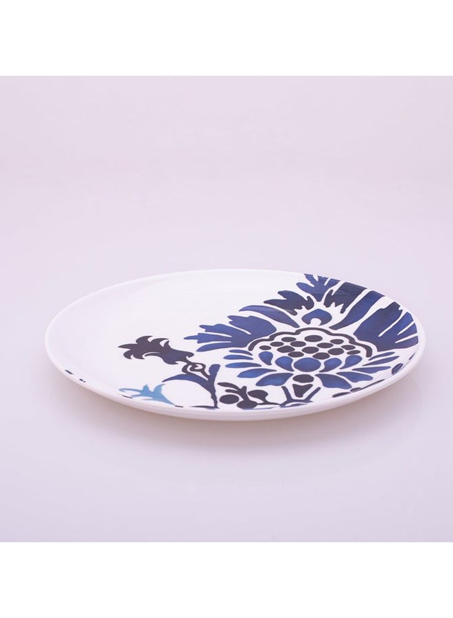 Bright Designs Melamine Ramadan Dinner Plate
Set Of 6 (D 26Cm) Blue Blanc - Image 2